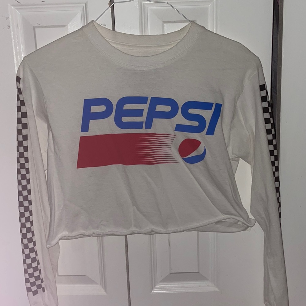 Pepsi Cropped Long Sleeve